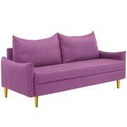Rent to own Modstyle Fabric Loveseat Sofa Couch for Living Room, Purple