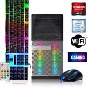 Rent to own DELL DESKTOP GAMING RGB LIGHTS COMPUTER PC | INTEL QUAD I5 | 8GB RAM, 500GB HDD| AMD Radeon RX 460 DVD WIFI  WINDOWS 10 PRO