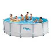 Rent to own Summer Waves® 14ft Elite Frame Pool with Filter Pump, Cover, and Ladder
