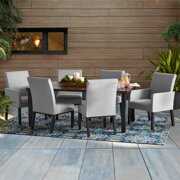 Rent to own Better Homes & Gardens Ellington 7-Piece Upholstered Sling Outdoor Dining Set