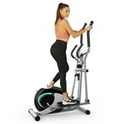 Rent to own THERUN Elliptical Machines for Home Use, Ultra Quiet Magnetic Elliptical Trainer Exercise Machine, 8 Levels Adjustable Resistance Elliptical Training Machine w/LCD Monitor, Pulse Sensor