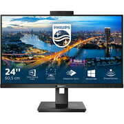 Rent to own Philips 24" LCD Monitor with Windows Hello Webcam, Black