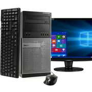 Rent to own Restored Dell Optiplex 3020 Business Desktop Tower Computer, Intel Core i5, 8GB RAM, 500GB HD, DVD-ROM, Windows 10 Home, Black (Refurbished)