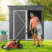 Rent to own Outdoor Storage Shed w/Lockable Heavy Duty Tool Sheds Storage House tool Storage