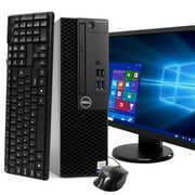 Rent to own "DELL Optiplex 3050 Desktop Computer PC, Intel Quad-Core i5, 240GB SSD, 8GB DDR4 RAM, Windows 10 Pro, DVD, WIFI, 19in Monitor, USB Keyboard and Mouse (Used - Like New)"