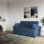 Rent to own Serta Haiden Sofa Sleeper, Navy Blue Fabric