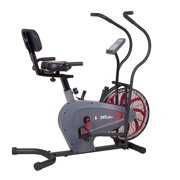 Rent to own YSZ BRF980 Upright Fan Bike, Max. Weight 250 lbs., Heart Rate Monitor LCD, Air Resistance