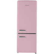 Rent to own iio 7 Cu. Ft. Retro Refrigerator with Bottom Freezer in Pink