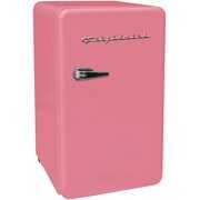 Rent to own EFR372-PINK 3.2  Ft Pink Retro Compact Rounded Corner Premium Mini Fridge