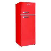 Rent to own RCA 7.5 Cu. Ft. Top Freezer Refrigerator in Red - RETRO, RFR786
