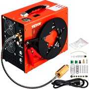Rent to own VEVORbrand PCP Air Compressor,4500PSI Portable PCP Compressor,12V DC 110V/220V AC PCP Airgun Compressor Auto-stop,with Built-in Adapter,Fan Cooling,Wire Spool Suitable for Paintball,Scuba,Air Rifle