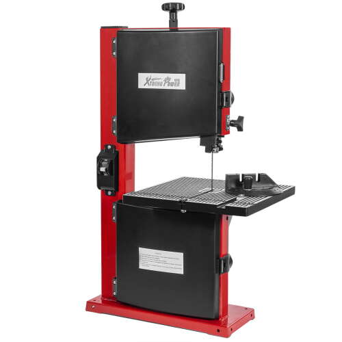 Rent to own XtremepowerUS 9" Benchtop Band Saw Stationary Adjustable Angle Woodworking Bandsaw 2,340ft Per Minutes w/ Dust Port, Red