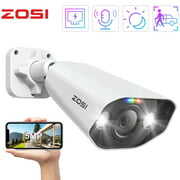 Rent to own ZOSI 5MP PoE Camera with 2-Way Audio, Smart Person Vehicle Detection, 100ft Color Night Vision, Outdoor IP Bullet Security Surveillance Camera with Spotlight