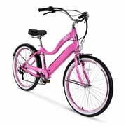 Rent to own Hyper Bicycles Barbie 26" Ladies 36V Electric Cruiser E-Bike w/Pedal-Assist, 250W Motor, Pink