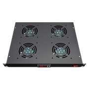 Rent to own Tupavco 1U 19" Rack Mount Fan - 4 Fans Server Cooling System - Heat Monitor Display