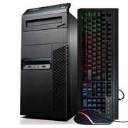 Rent to own Restored Lenovo Gaming Computer PC, Intel Core i7, NVIDIA GeForce GT 730 2GB, 16GB DDR3 RAM, 500GB SSD, WIFI, Periphio RGB Gaming Mouse and Keyboard, Windows 10 Home (Refurbished)