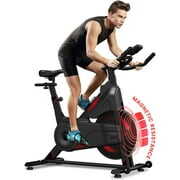 Rent to own YOLEO Exercise Bike Indoor,Stationary Bike for Home  with 300LBS Weight Capacity Super Silent Magnetic Cycling Stationary Bike Fitness for Home Training