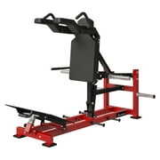 Rent to own syedee Plate Loaded Hack Squat Machine with Band Pegs, V Squat Machine with Adjustable Footboard, Weight Capacity 1000lbs Calf Raise Machine for Home Gym
