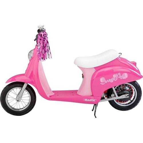 Rent to own Razor - Electric Scooter w/10 mi Max Operating Range & 15 mph Max Speed - Sweet Pea Pink