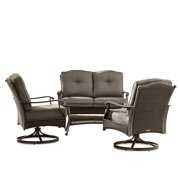 Rent to own Better Homes & Gardens Providence 4-Piece Conversation Set, Gray