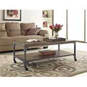 Rent to own Ameriwood Home Furniture Cecil Coffee Table, Rustic Finish