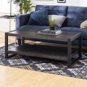 Rent to own Walker Edison Industrial Wood and Metal Coffee Table ...