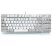 Rent to own ASUS ROG Strix Scope NX TKL Moonlight White Wired Mechanical RGB Gaming Keyboard | ROG NX Brown Tactile Switches, Aluminum Frame, Aura Sync Lighting, Tenkeyless Design, Quick Toggle Media Keys