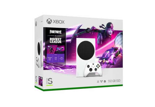 microsoft xbox series s fortnite and rocket league bundle