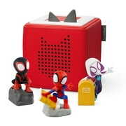 Rent to own Tonies Marvel Toniebox Audio Player Bundle with Spidey and Friends, Red