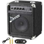Rent to own Donner Bass Amp 15W Bass Guitar Amplifier DBA-1 Electric Practice Bass Combo AMP with Cable