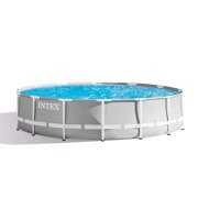 Rent To Own - Intex 14 Foot x 42 Inch Prism Frame Above Ground Swimming Pool Set with Filter