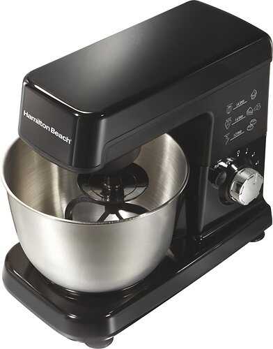 Hamilton Beach - Tilt-Head Stand Mixer - Black