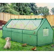 Rent to own Mini Portable Greenhouse, 2 Meshed Windows & Large U-Shaped Zipper Screen Door