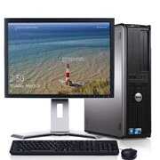 Rent to own Dell Optiplex Desktop Computer Bundle with Intel Processor DVD Wifi 17" LCD Keyboard Mouse and Windows 10 - Refurbished