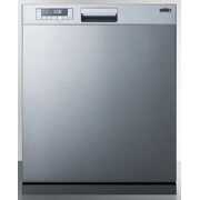 Rent to own Summit DW2435SSADA 24 ADA Compliant Dishwasher with 12 Place Settings  5 Cycles  Digital Touch Control  Energy Star  in Stainless Steel