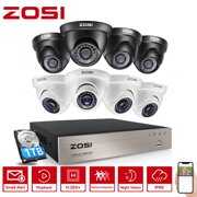 Rent to own ZOSI 8CH H.265+ CCTV Security Camera System 1080P HDMI 5MP Lite DVR HD Home Outdoor 1TB