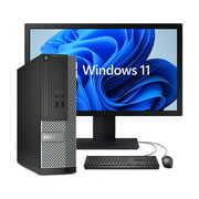 Rent to own Dell Optiplex 9020 Desktop Computer Intel Core I5 3.20GHz 4GB RAM 512GB SSD Windows 11 Pro Includes 19in LCD Monitor, Mouse and Keyboard