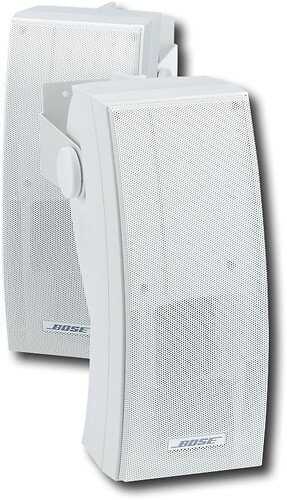 Rent to own Bose - 251 Wall Mount Outdoor Environmental Speakers - Pair - White