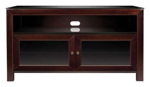 Rent to own Bell'O - A/V Cabinet for Most Flat-Panel TVs Up to 55" - Deep Mahogany