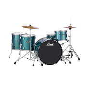 Rent to own Pearl Roadshow RS525WFC 5-Piece Drum Set w/ Hardware & Cymbals (Aqua Blue Glitter)