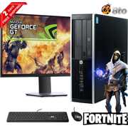 Rent to own Gaming HP SFF Computer Intel Core i5 3rd Gen. 8GB Ram, 1TB HDD, NVIDIA GT 730, 19" LCD, Keyboard and Mouse, Wi-Fi, Win10 Home Desktop PC (Refurbished)