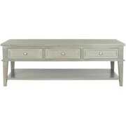 Rent to own Safavieh Manelin Rustic Coffee Table with 3 Storage Drawers