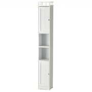 Rent to own Slim Bathroom Storage Cabinet - Space Saving Organizer - White