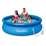 Rent to own Summer Waves® 10ft Quick Set® Ring Pool with 600 GPH Filter Pump