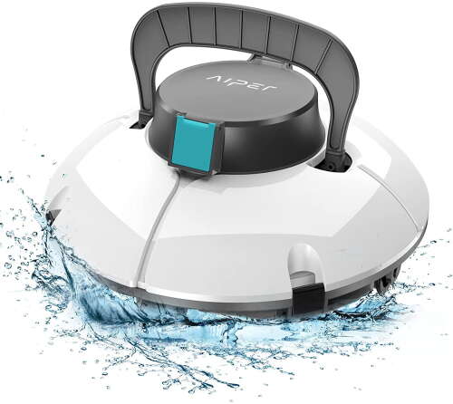 Rent to own Aiper Cordless Robotic Pool Cleaner, Pool Vacuum with Dual-Drive Motors, Self-Parking, Lightweight, Perfect for Above/In-Ground Flat Pools up to 35 Feet (Lasts 50 Mins) - Seagull 600