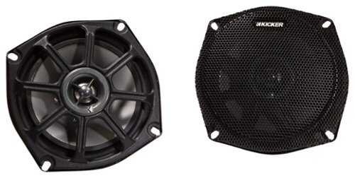 Rent to own KICKER - 5-1/4" 100-Watt Passive Speakers (Pair) - Black