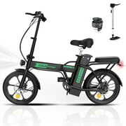 Rent to own COLORWAY Electric Bike,500W/8.4Ah/36V Removable Battery E Bike, Electric Foldable Pedal Assist E-Bicycle,19.9MPH Bicycle for Teenager and Adults BK5M