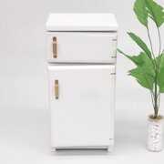 Rent to own Tebru 1:12 White Mini Refrigerator Excellent Furniture Model Kitchen Accessory, Refrigerator Model, White Refrigerator Model