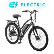 Rent To Own - Schwinn EC1 Low Step Cruiser Electric Bike, 7 speeds, 26-inch wheels, Mens, Womens