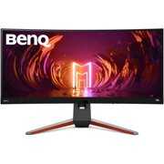 Rent to own BenQ 34" MOBIUZ Ultrawide Curved Gaming Monitor, Metallic Grey